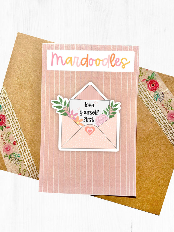 Love Yourself Envelope Sticker