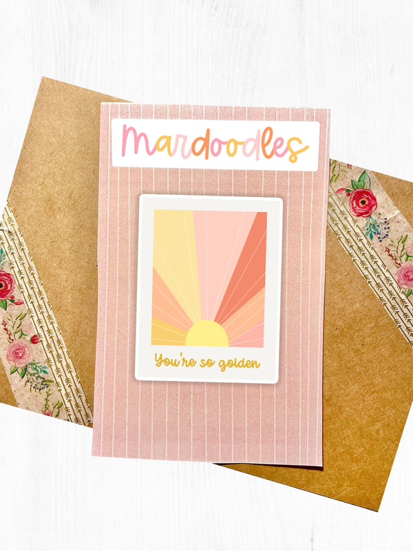 You're So Golden Polaroid Sticker