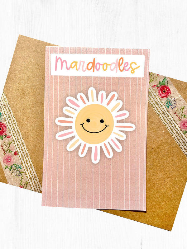 Smiley Sun Sticker