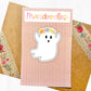 Flower Crown Ghost Sticker
