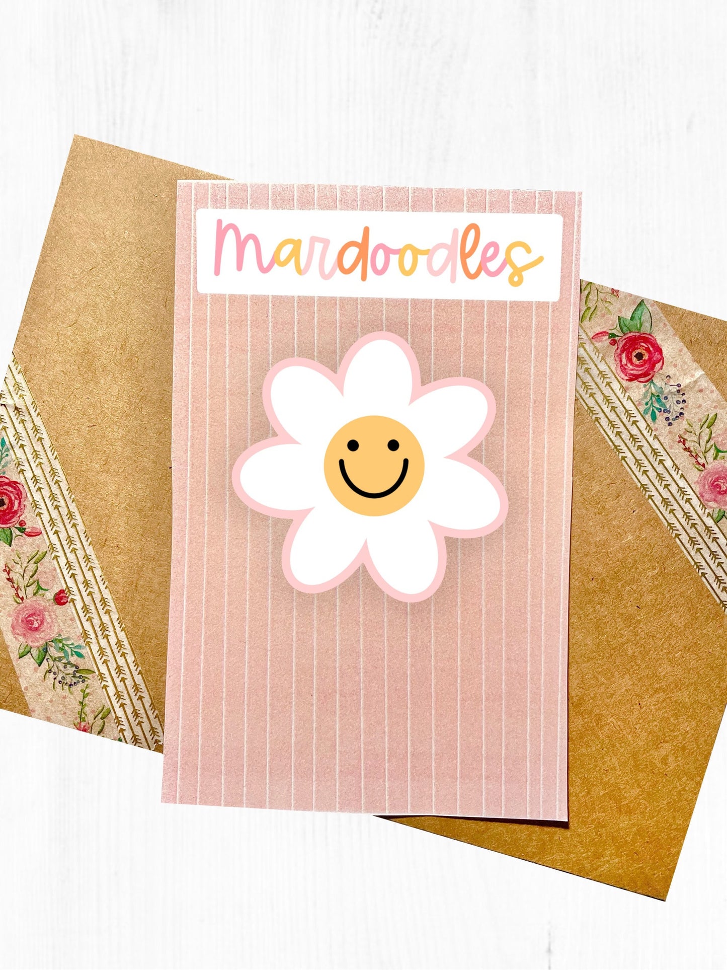 Smiley Daisy Sticker