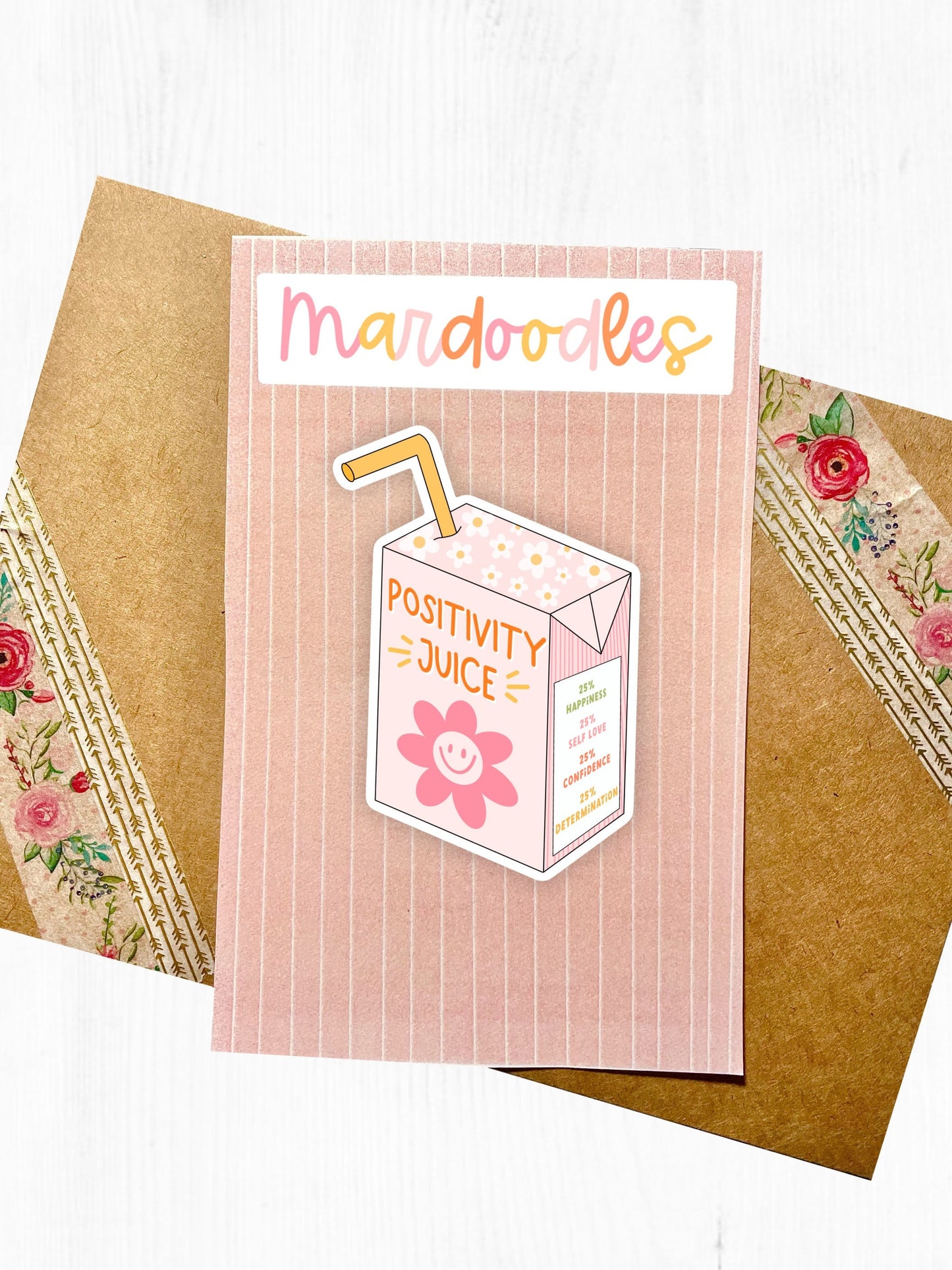 Positivity Juice Box Sticker