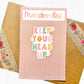 Keep Your Head Up Sticker