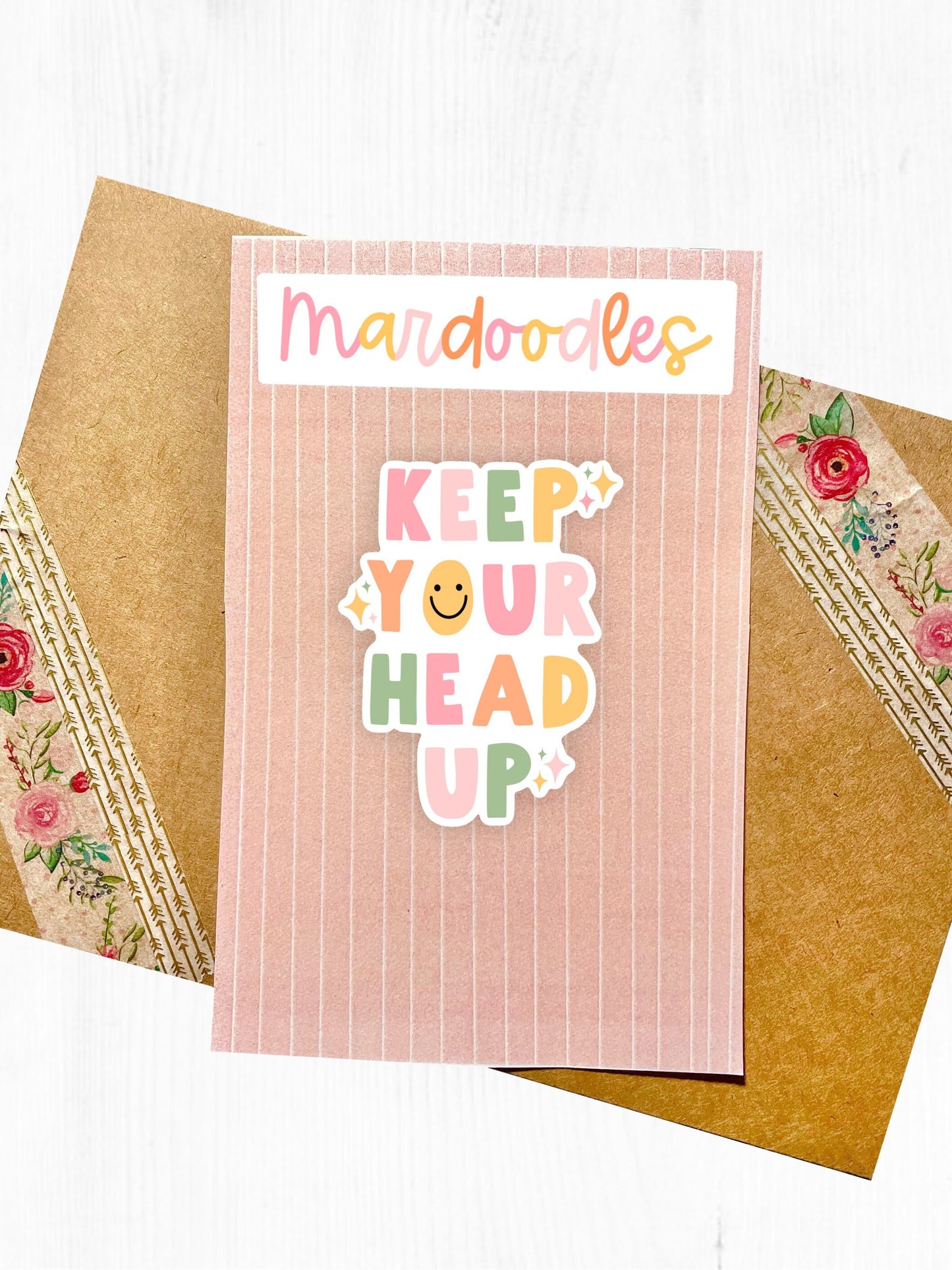 Keep Your Head Up Sticker
