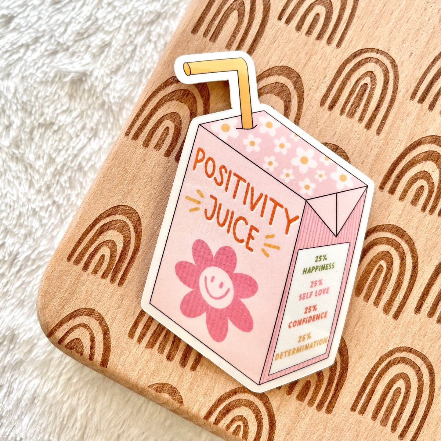 Positivity Juice Box Sticker