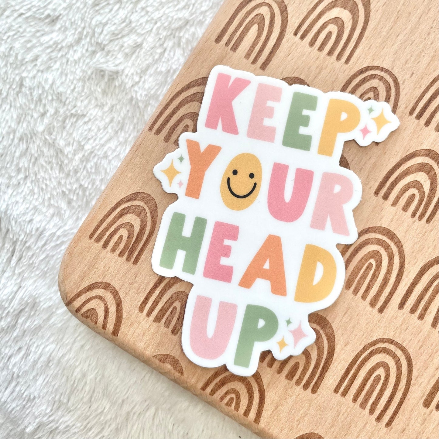Keep Your Head Up Sticker